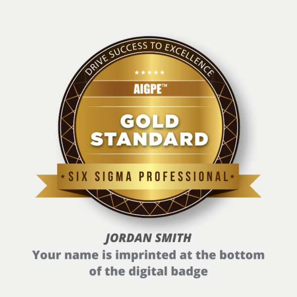 AIGPE Gold Standard Credential Sample