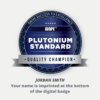 AIGPE Quality Champion (Plutonium Standard Credential - Level 5)